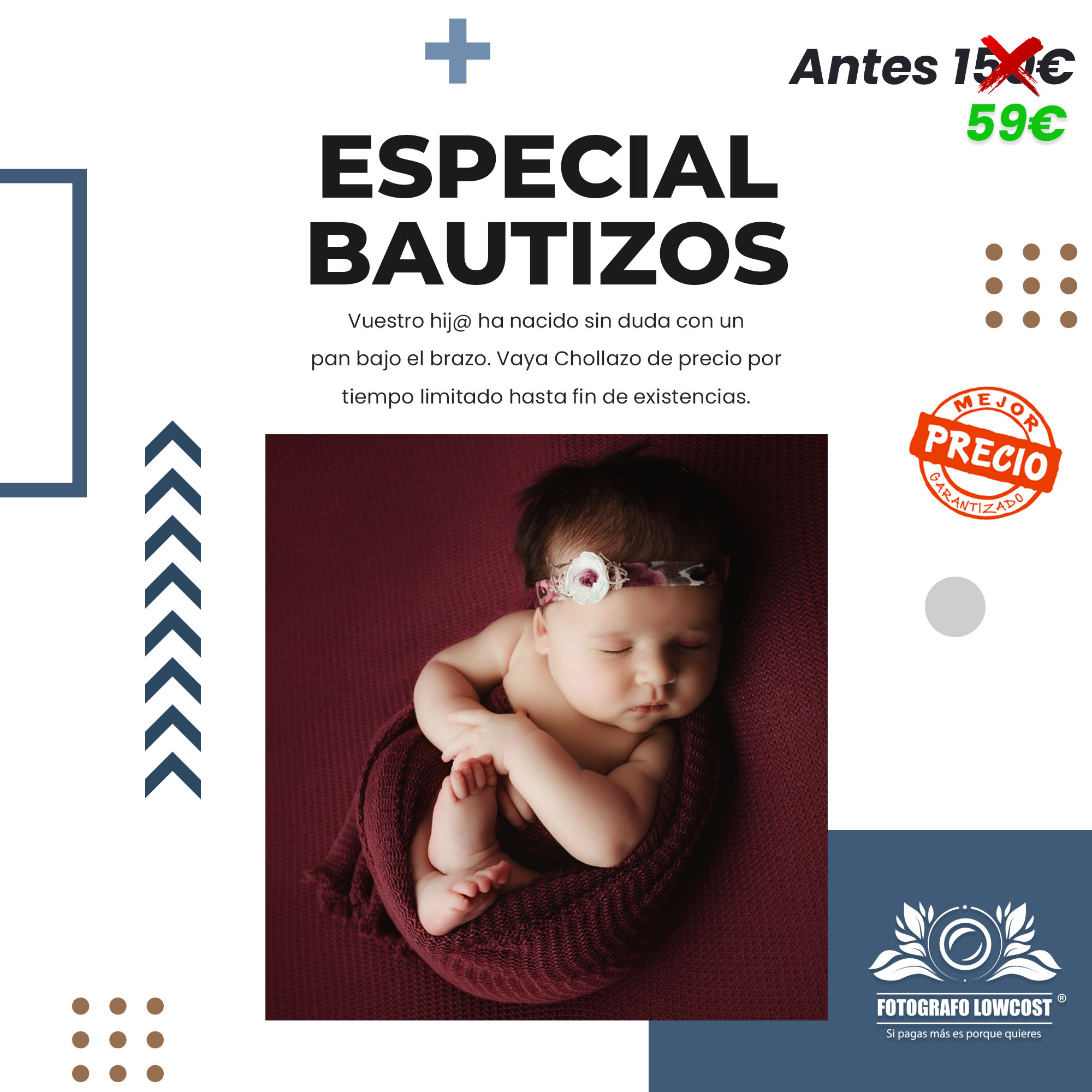 fotografo en bautizos La Garrovilla 