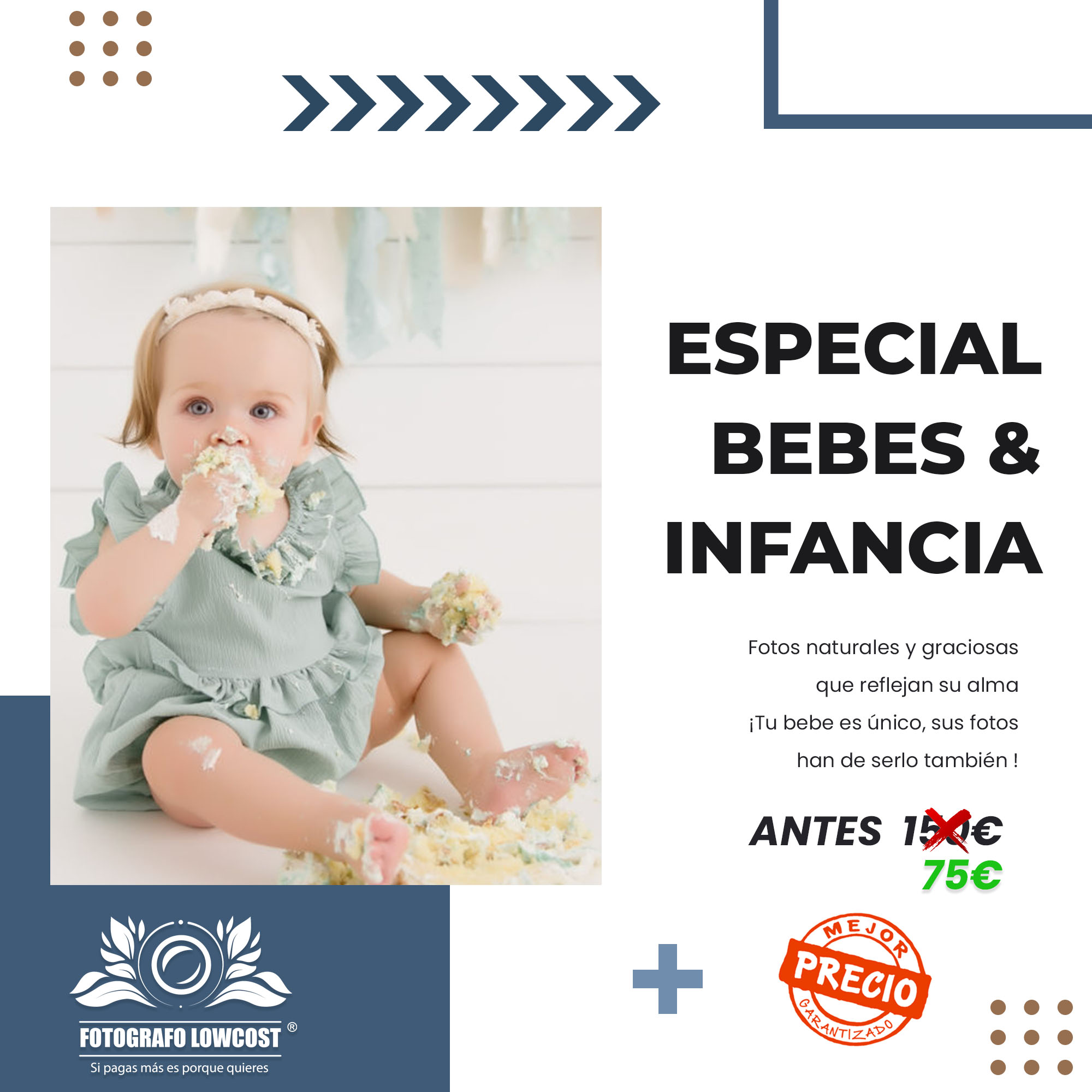 fotografo en bebes e infancia Esparragalejo 